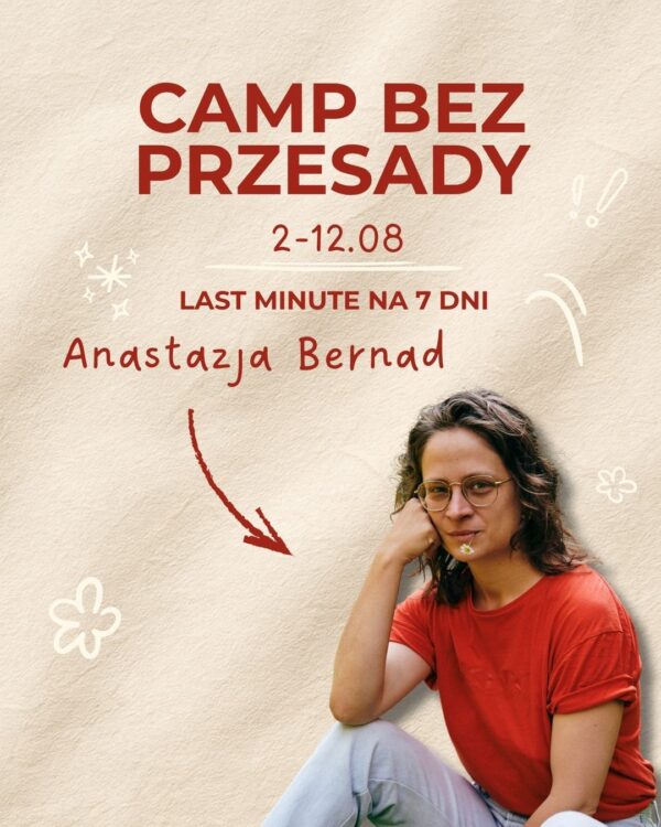 Camp BEZ PRZESADY - rezerwacja miejsca w opcji 7 dni